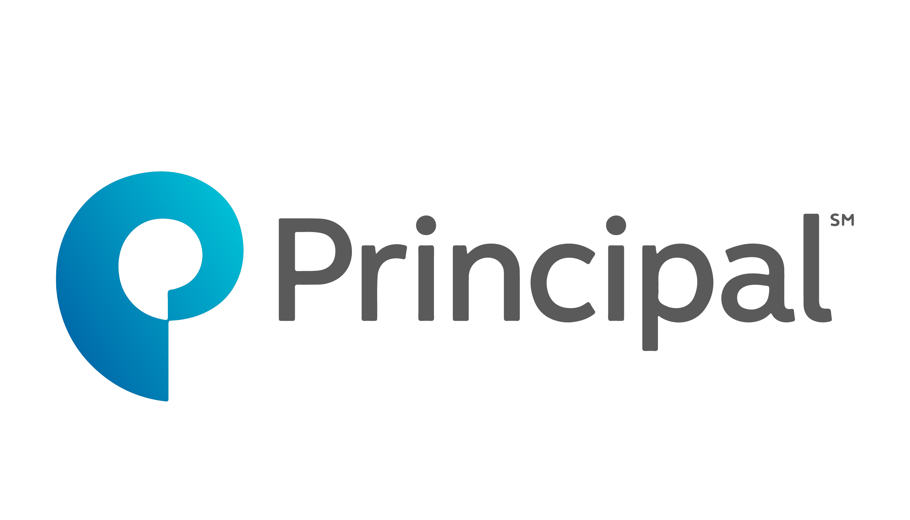 The image is a logo featuring the text 'PRINCIPAL' in lowercase letters, with a stylized letter 'P' that forms part of the branding.