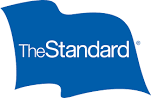 The image shows a logo with the text 'THE STANDARD' and a flag-like graphic, suggesting it is related to a company or organization named 'The Standard.